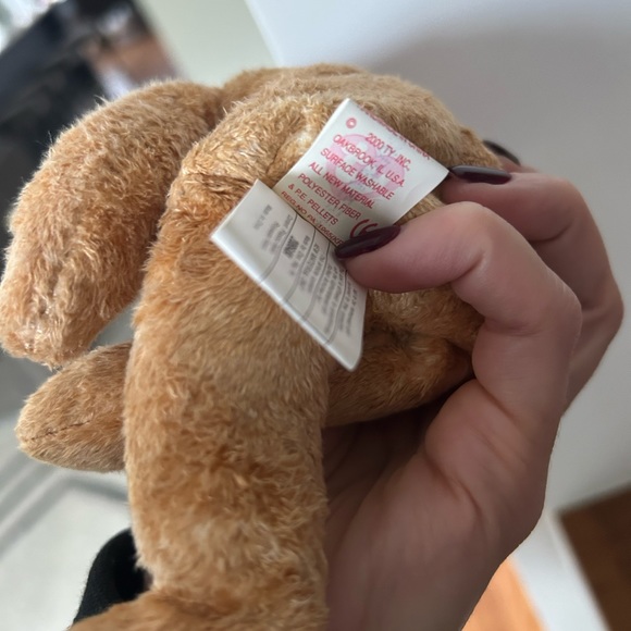 Rare TY Beanie Babie Cashew with tag errors and tush stamp - Picture 3 of 5